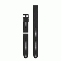 QuickFit 26 mm Watch Bands - Black silicone (3-piece Dive Set) - 010-12907-00 - Garmin
